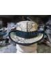 Snake Skin Leather Rambler Top Hat