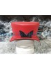Victorian Butterfly Bow Band Leather Top Hat
