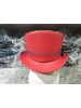 Victorian Butterfly Bow Band Leather Top Hat