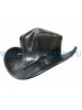 The Rambler Black Leather Hat