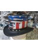 Patriotic Leather Top Hat