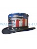 Patriotic Leather Top Hat