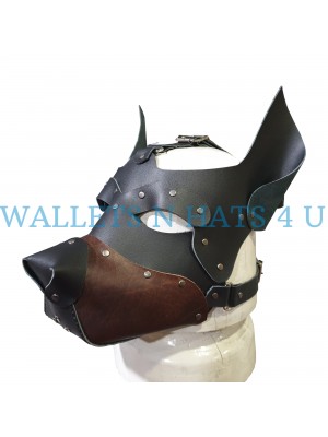 Leather Bondage Dog Mask