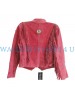 Vintage Suede Leather Fringed Jacket