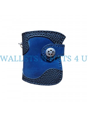 Leather Short Biker Wallet