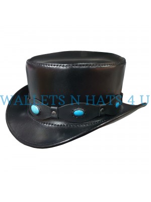 Marlow Leather Top Hat