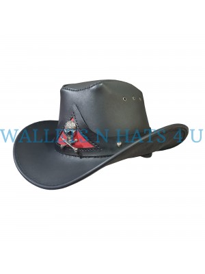 Rodeo Cowboy Leather Hat