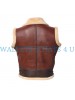 Shear-ling  Leather Vest