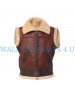 Shear-ling  Leather Vest