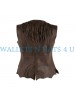  Vintage Cow Leather Ladies Vest