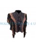 Ladies Euro Collar Fringe Vest