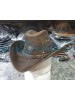 Texas Western Cowboy Brown Leather Hat