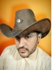 Texas Western Cowboy Brown Leather Hat