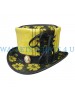 Havisham Black Crusty Band Top Hat