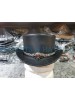 El Dorado Red Eye Skull Band Top Hat