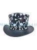 Engine Skull Leather Top Hat