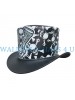 Engine Skull Leather Top Hat