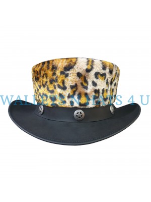 Steampunk Vintage Style Short Top Hat