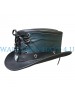 Steampunk Vested Short Top Leather Hat