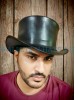 Hampton Leather Top Hat
