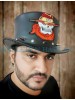 Steampunk Cowboy Skull Leather Top Hat