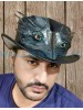 El Dorado Leather Top Hat- Dragon Band