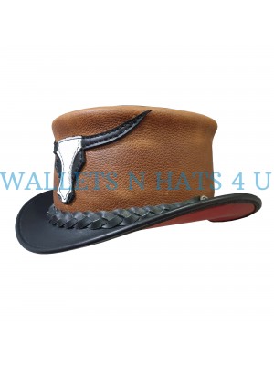 Rodeo Leather Top Hat