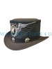Voodoo Hatter El Dorado Top Hat- Eagle Band