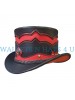 Voodoo Hatter Double Crowned Leather Top Hat