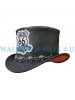 Voodoo Hatter El Dorado Route66 Leather Top Hat