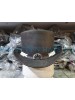 Vintage Style Leather Top Hat