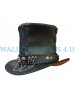 Steampunk Gothic Vintage Corset Style Leather Top Hat