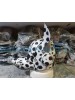 BDSM Leather Dalmatian Dog Mask
