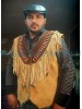 Beaded Fringed Leather Vest