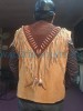 Beaded Fringed Leather Vest