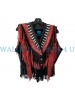 Fringe Bone n Bead Leather Vest