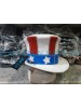 Uncle Sam Leather Top Hat