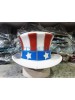 Uncle Sam Leather Top Hat