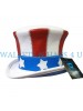 Uncle Sam Leather Top Hat