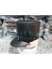 Steampunk Military Leather Kepi Cap