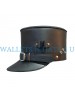 Steampunk Military Leather Kepi Cap