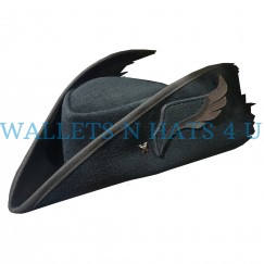 Bloodbone 4 Hunters Black Suede Leather Hat