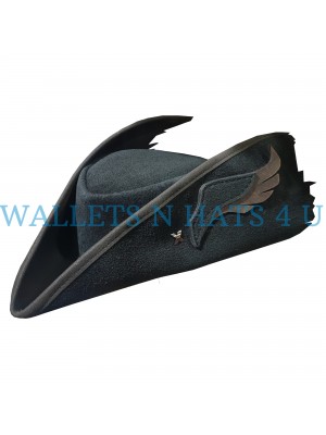 Bloodbone 4 Hunters Black Suede Leather Hat