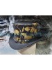Seven Skulls Mens Black Leather Top Hat