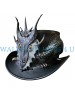 Dragon Of Darkness Leather Top Hat