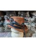 Dargon Of Charisma Brown Leather Top Hat