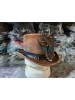 Dargon Of Charisma Brown Leather Top Hat