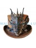 Dargon Of Charisma Brown Leather Top Hat