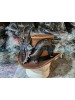 Dargon Of Charisma Brown Leather Top Hat