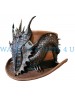 Dargon Of Charisma Brown Leather Top Hat